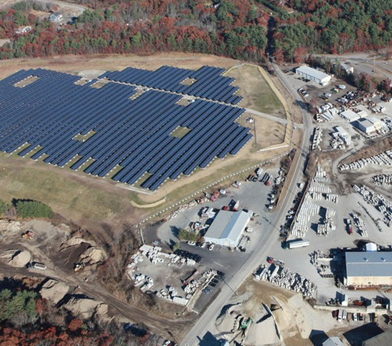 commercial solar landfill plymouth ma